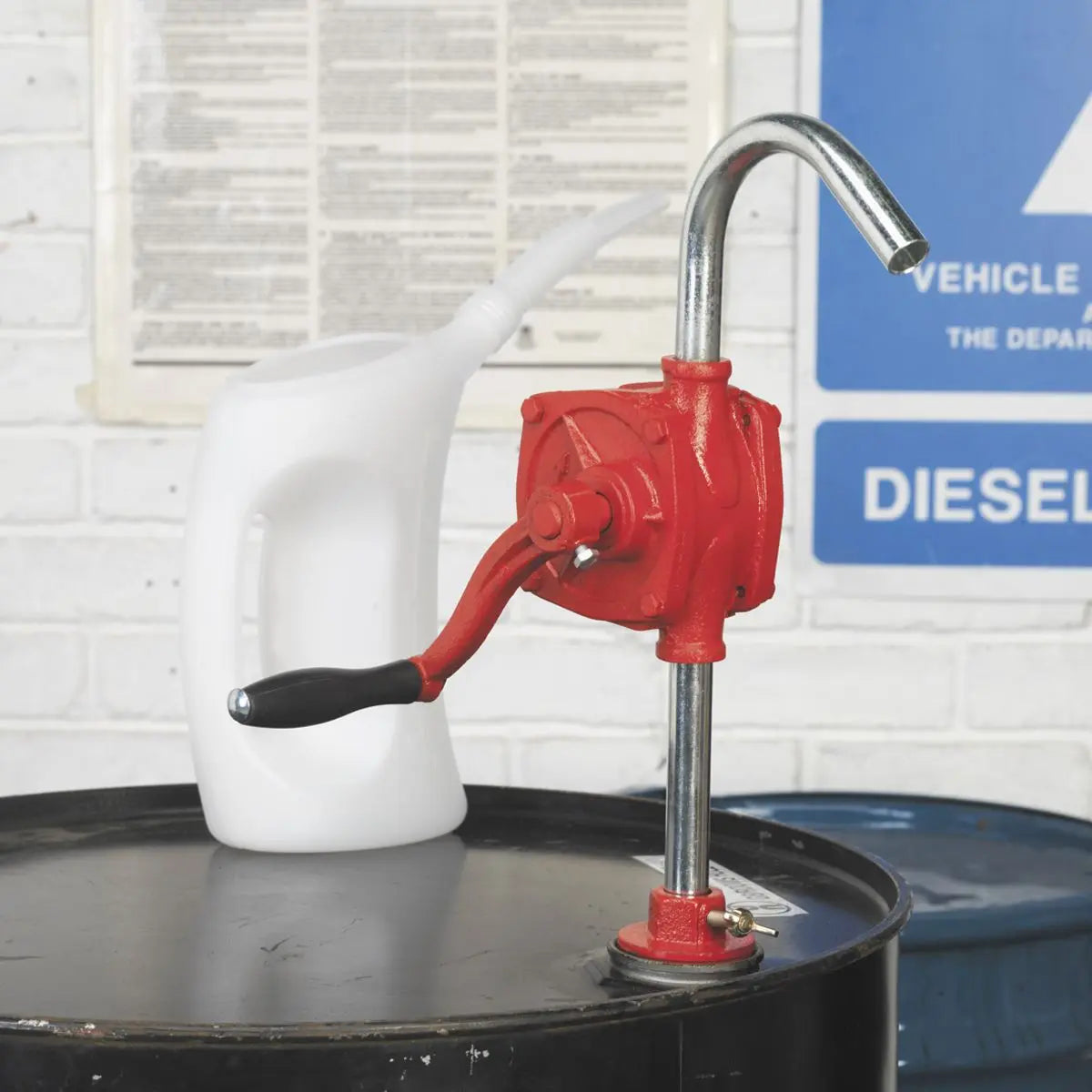 Sealey Rotary Oil Drum Pump 0.2L/Revolution 