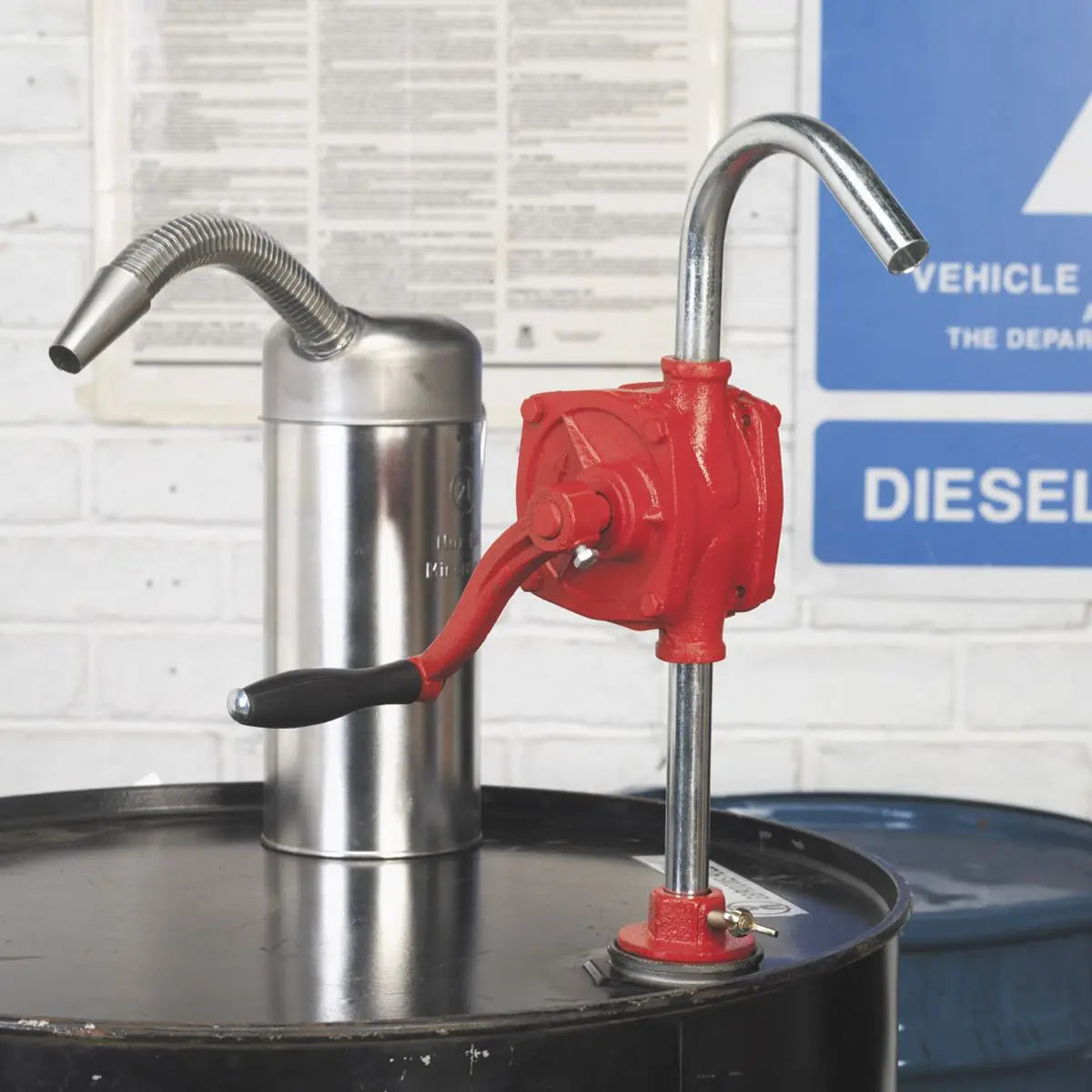 Sealey Rotary Oil Drum Pump 0.2L/Revolution 