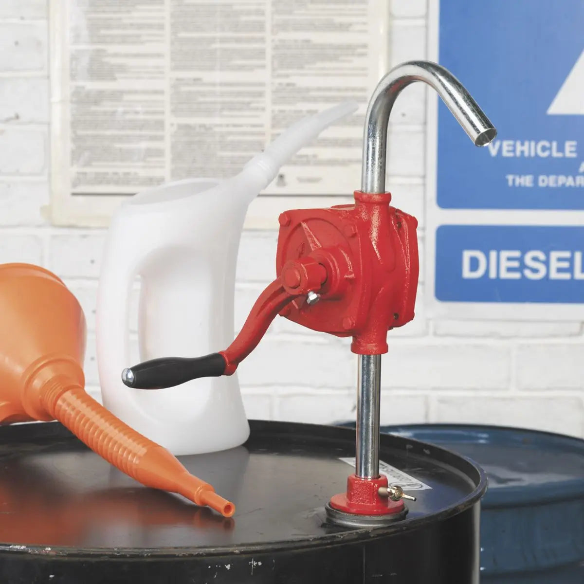 Sealey Rotary Oil Drum Pump 0.2L/Revolution 
