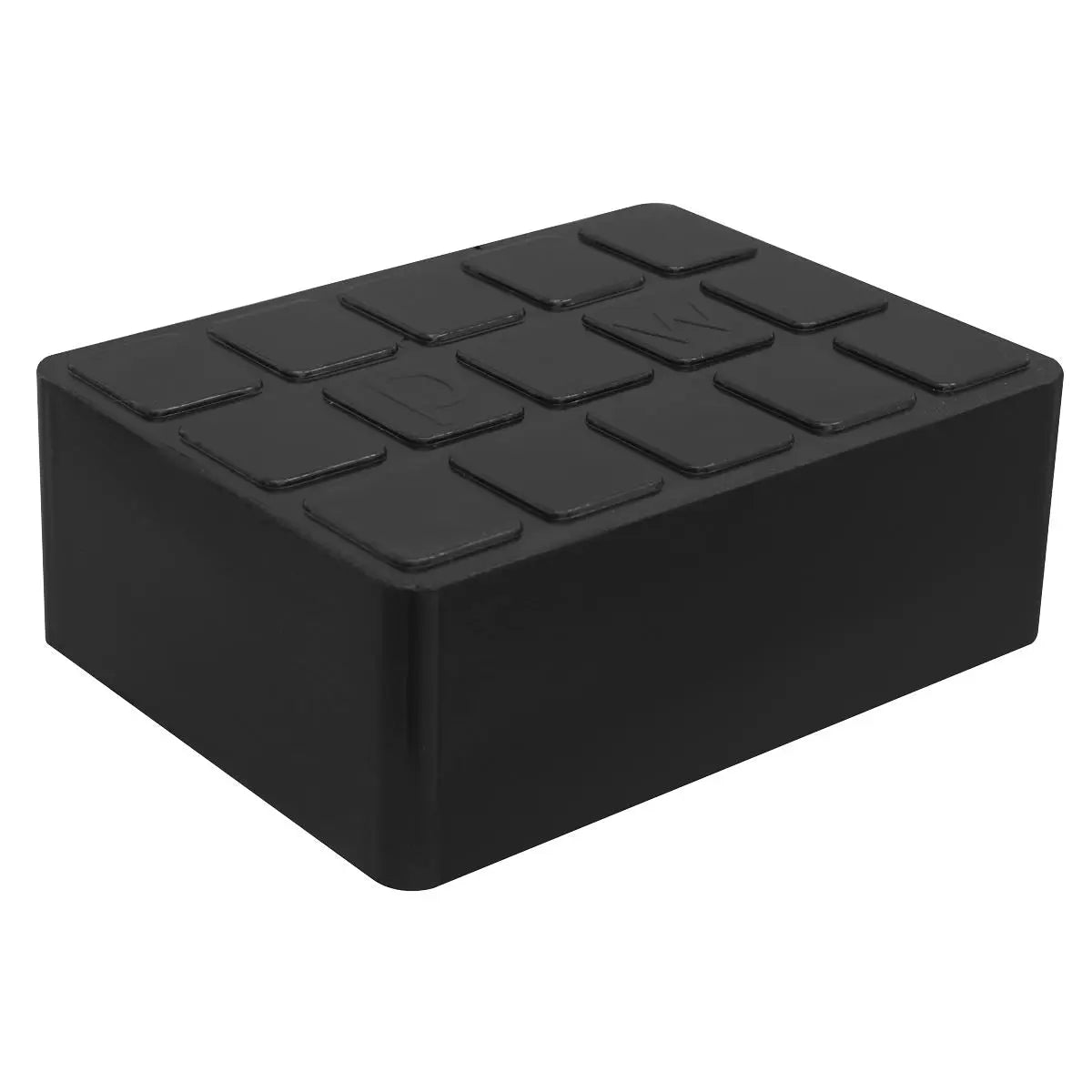 Sealey Rubber Support Block for Viking Jacking Beams 60mm  White Rose Tools