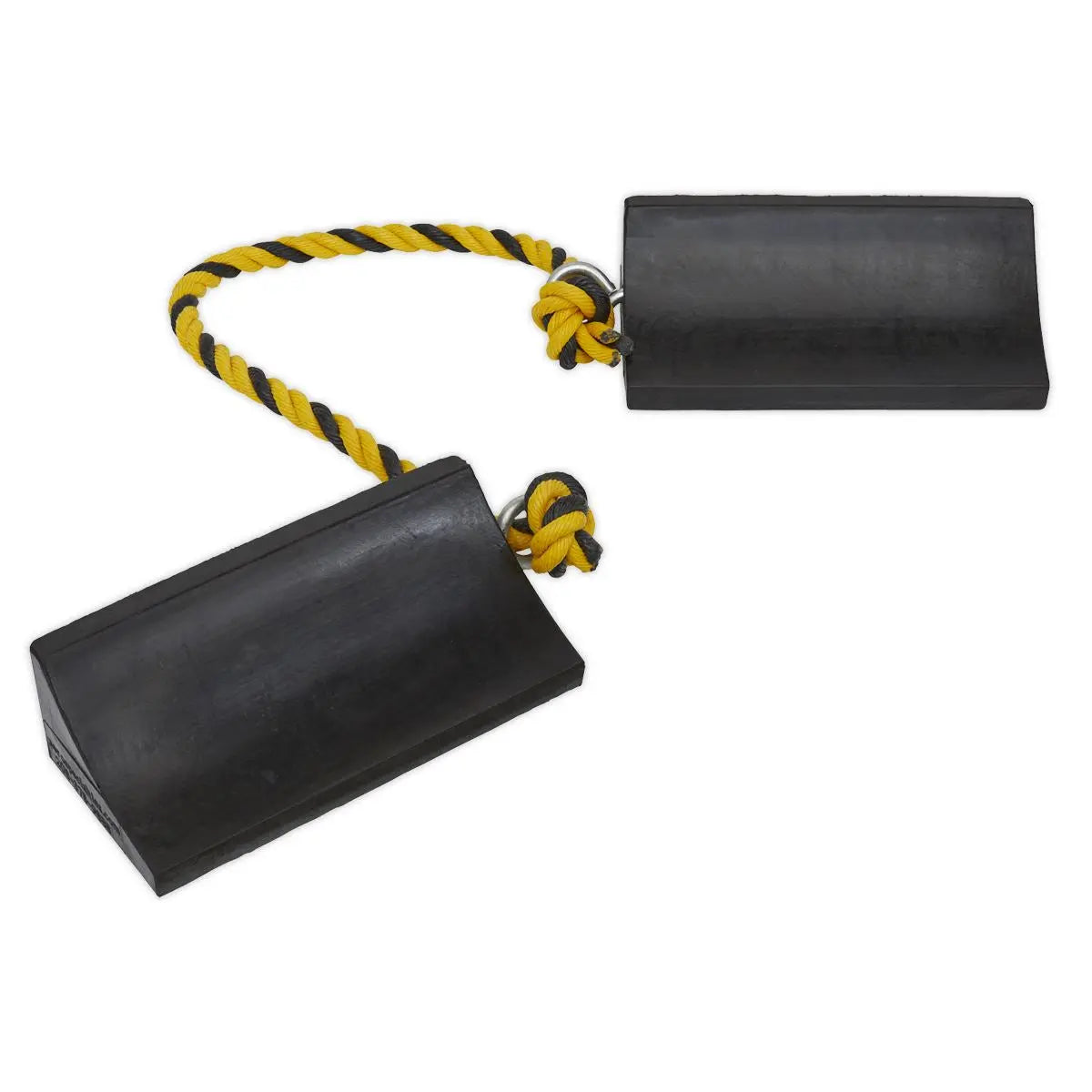 Sealey Rubber Wheel Chocks Heavy-Duty - Pair 