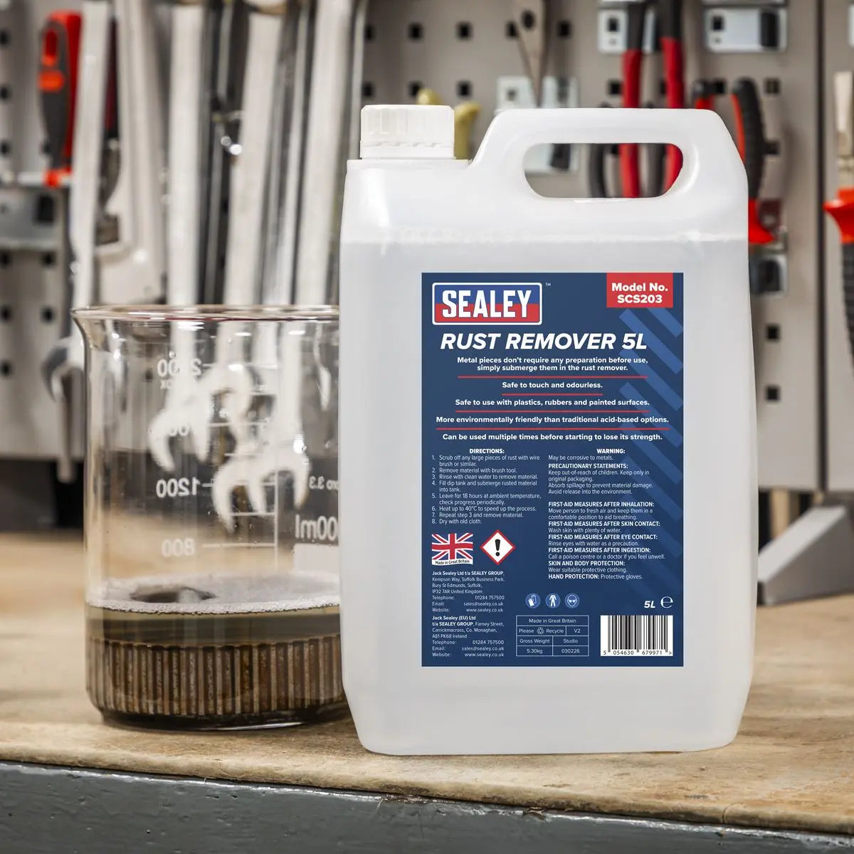 Sealey Rust Remover 5L  White Rose Tools