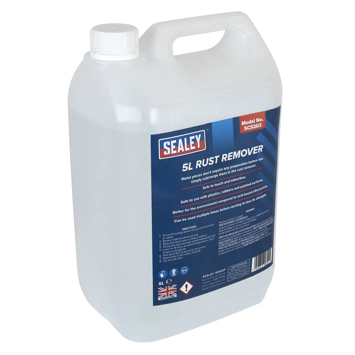 Sealey Rust Remover 5L  White Rose Tools