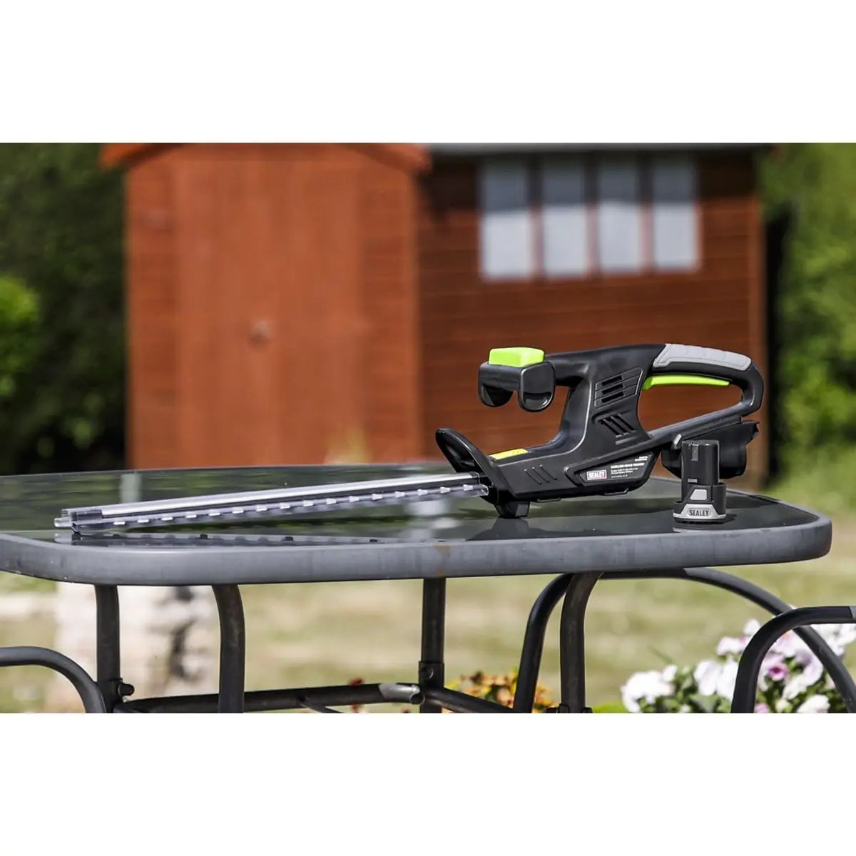 Sealey SV10.8 Series Cordless Hedge Trimmer 10.8V - Body Only  White Rose Tools