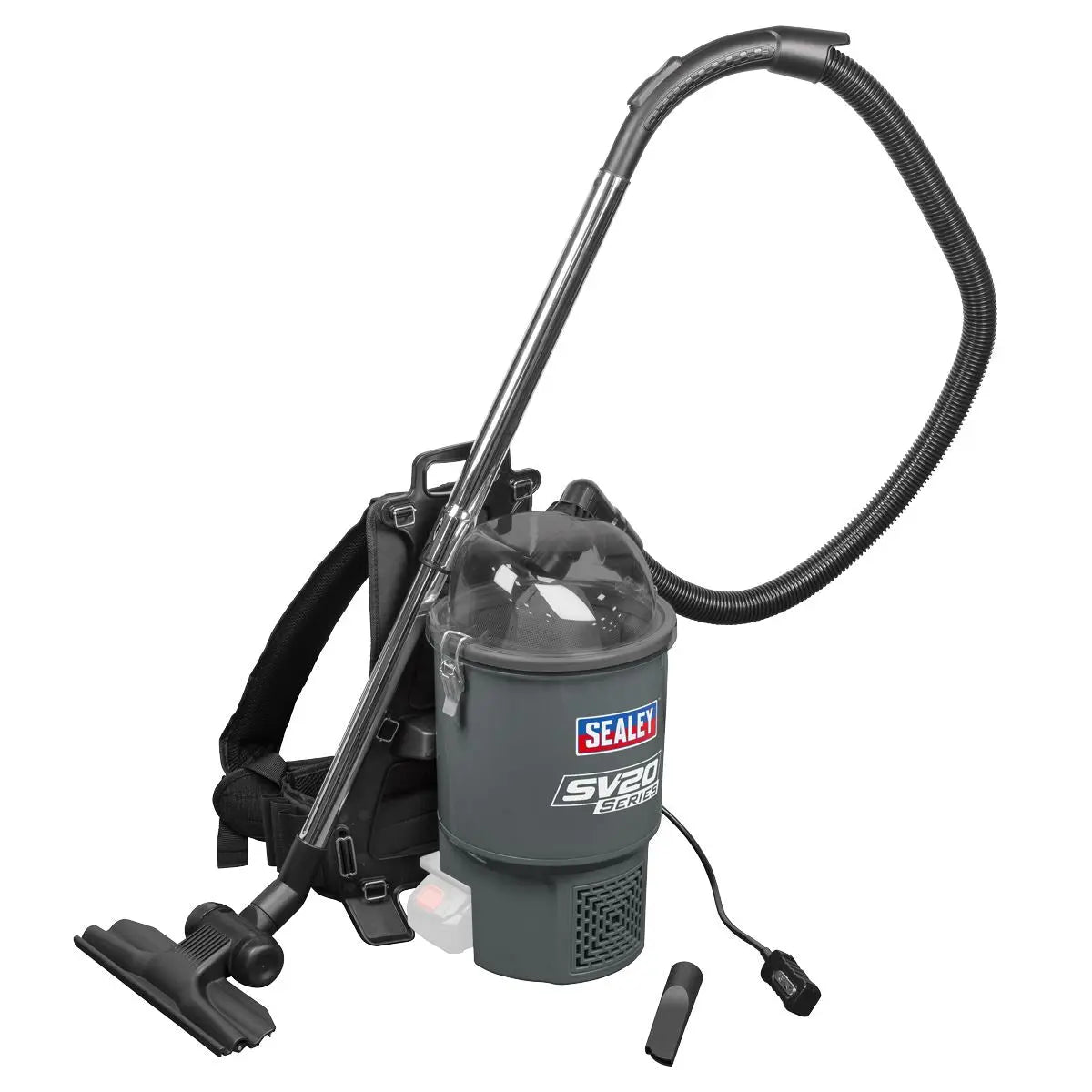 Sealey SV20 Series Backpack Vacuum Cleaner 40V - Body Only  White Rose Tools
