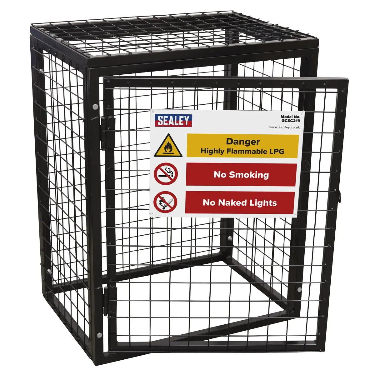 Sealey Safety Cage - 2 x 19kg Gas Cylinders 