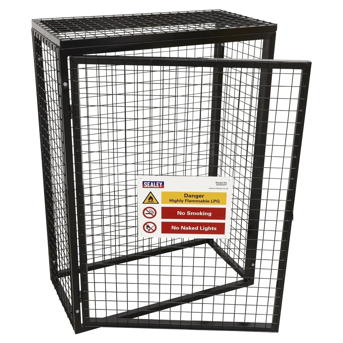 Sealey Safety Cage - 2 x 47kg Gas Cylinders 