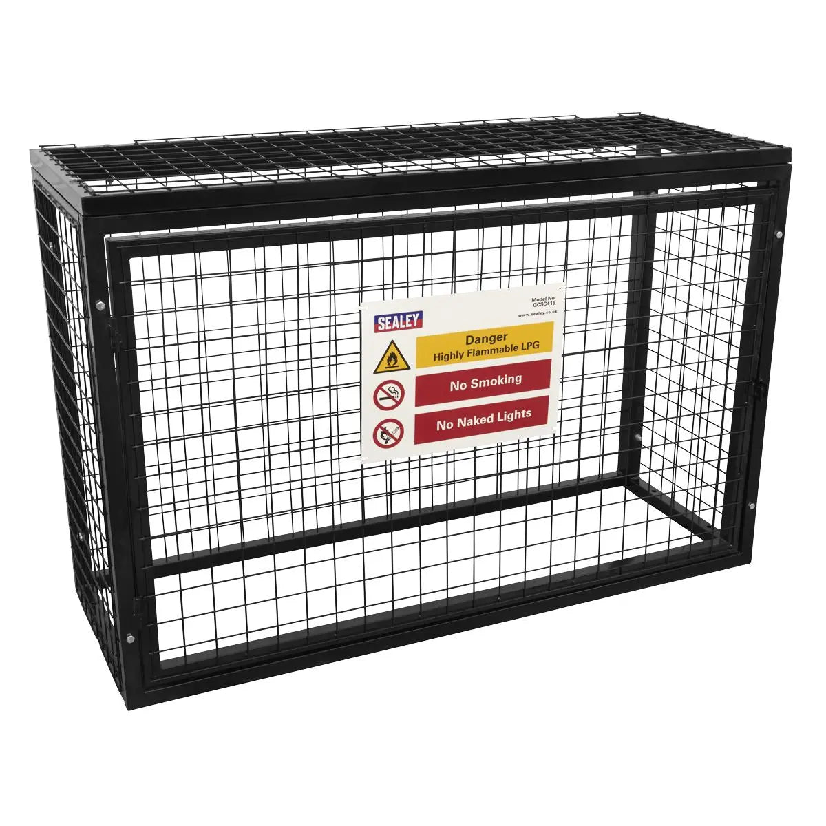 Sealey Safety Cage - 4 x 19kg Gas Cylinders 