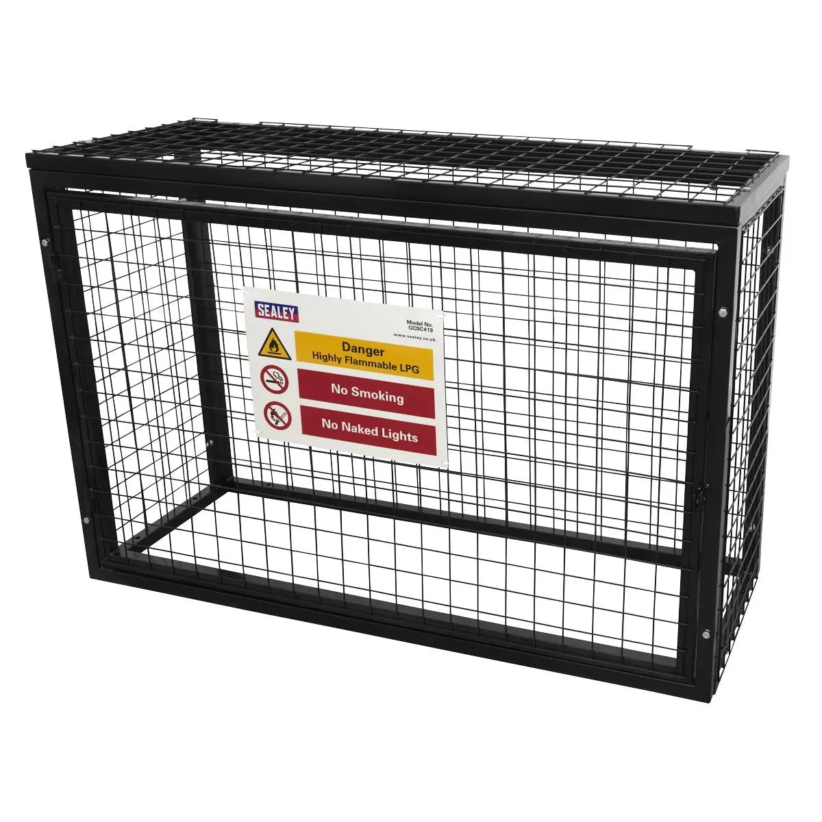 Sealey Safety Cage - 4 x 19kg Gas Cylinders 