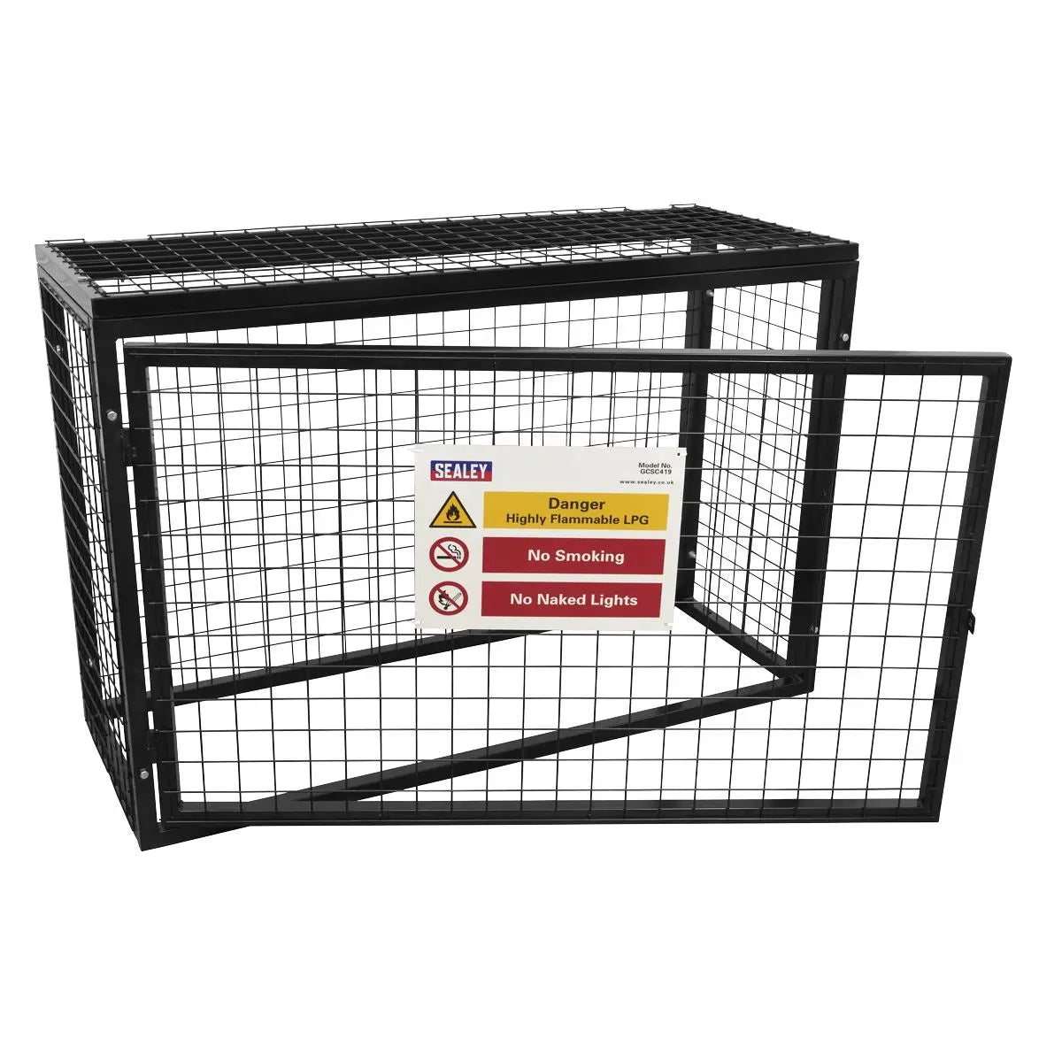 Sealey Safety Cage - 4 x 19kg Gas Cylinders 