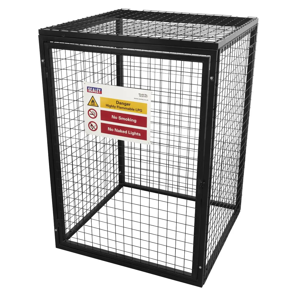 Sealey Safety Cage - 4 x 47kg Gas Cylinders 