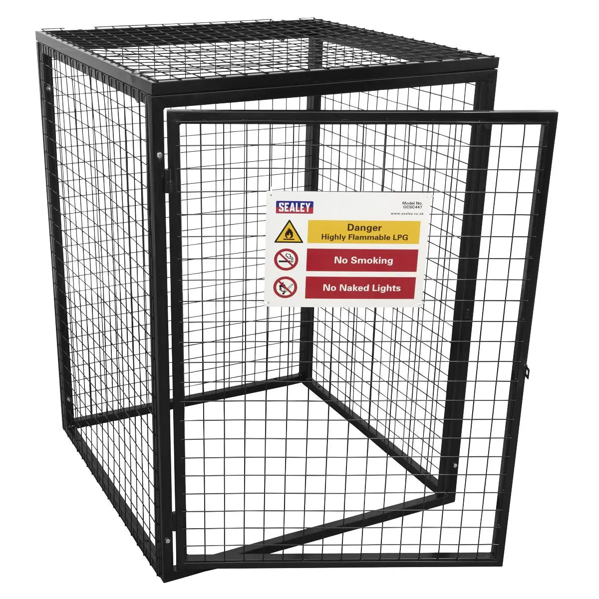 Sealey Safety Cage - 4 x 47kg Gas Cylinders 