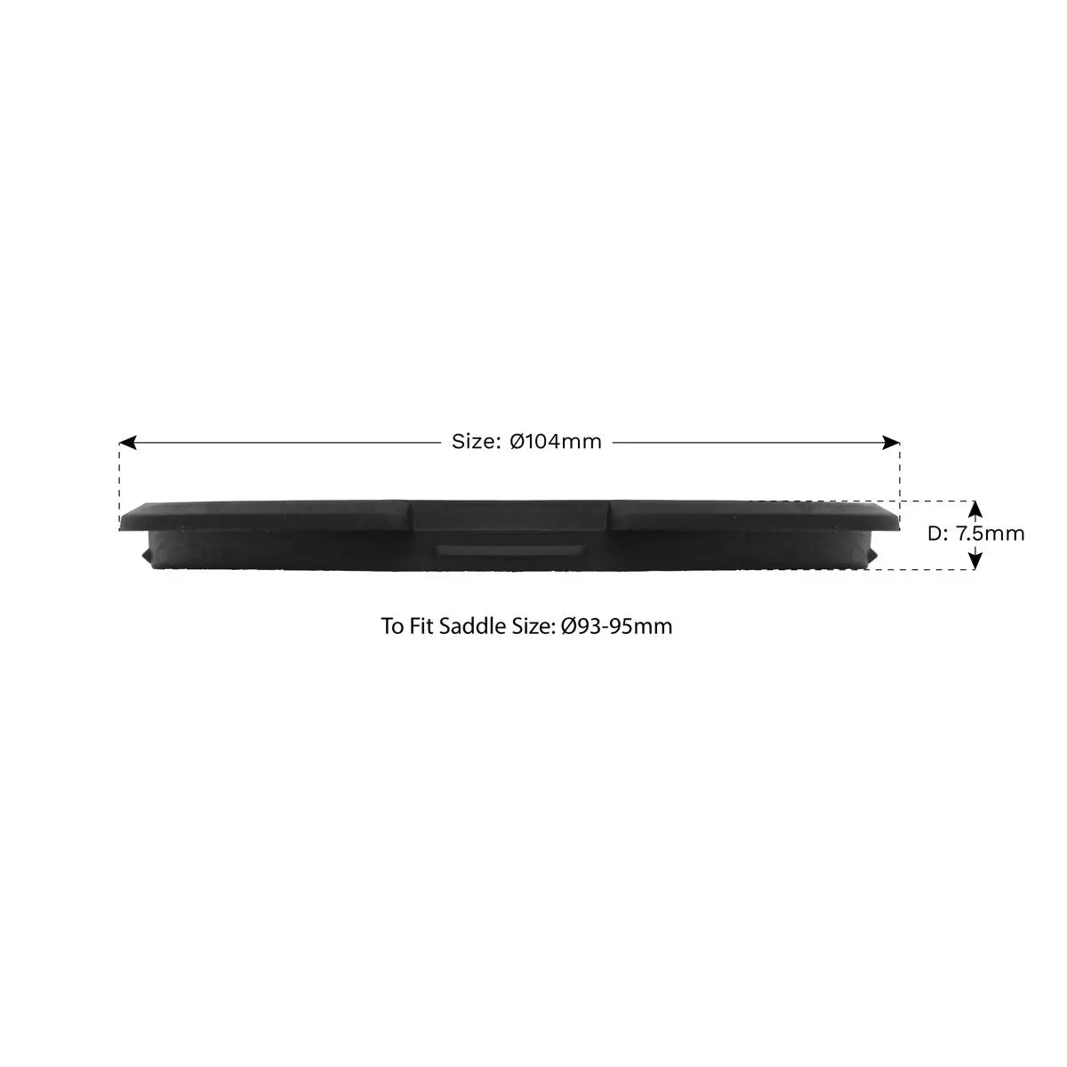 Sealey Safety Rubber Jack Pad - Type B 