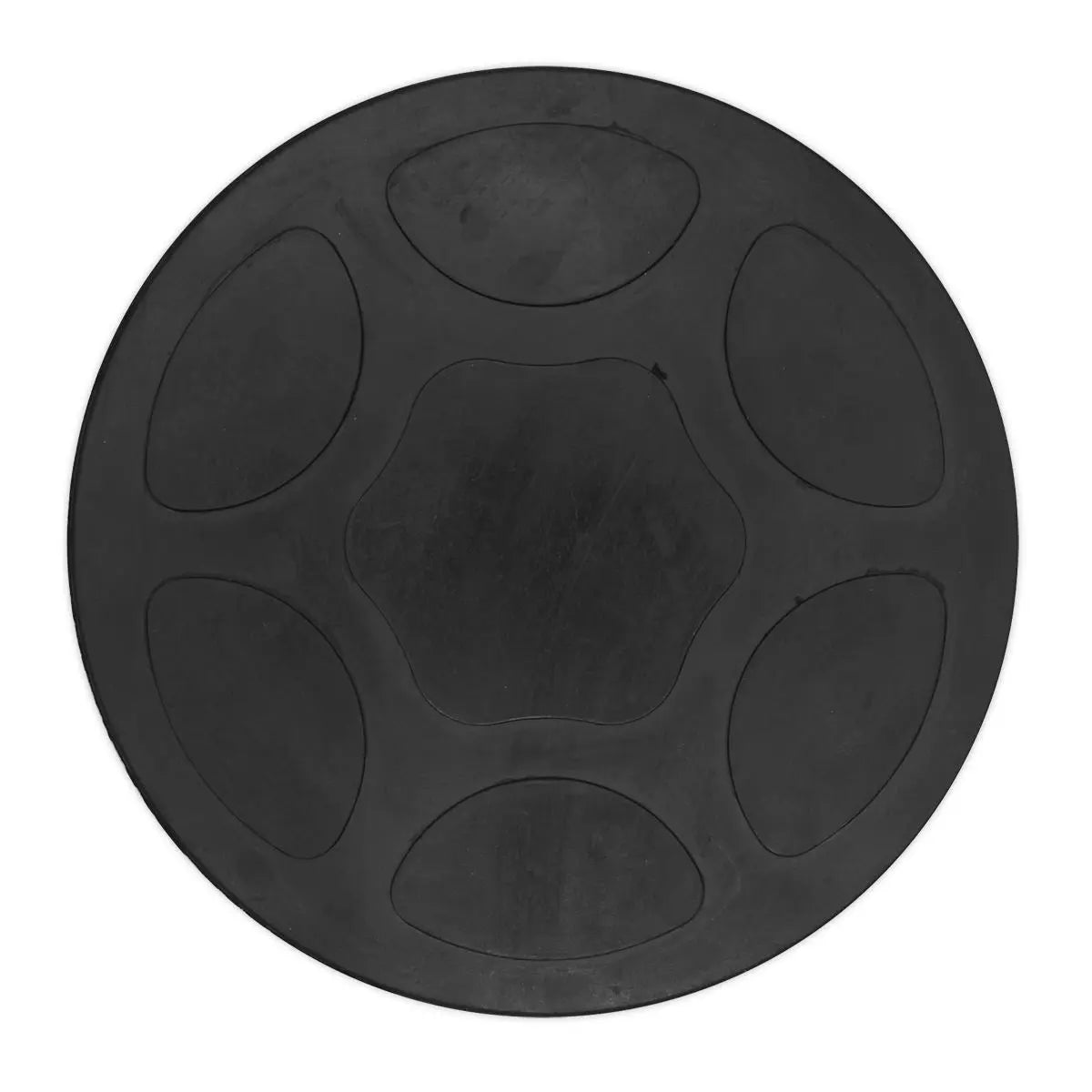 Sealey Safety Rubber Trolley Jack Pad Type B To Fit 136.5mm Saddle 