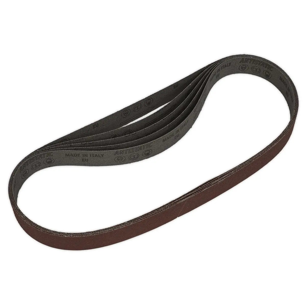 Sealey Sanding Belt 25 x 762mm 80Grit Pack of 5 
