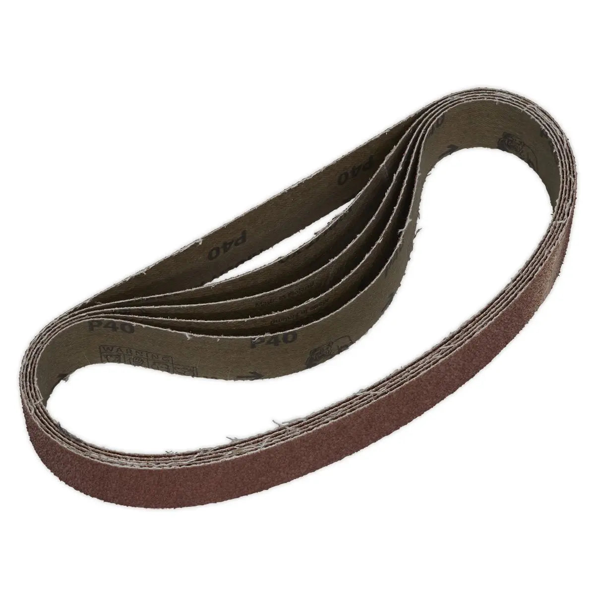 Sealey Sanding Belt 30 x 540mm 40Grit Pack of 5 