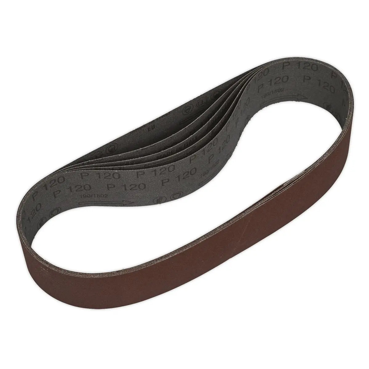 Sealey Sanding Belt 50 x 686mm 120Grit Pack of 5 