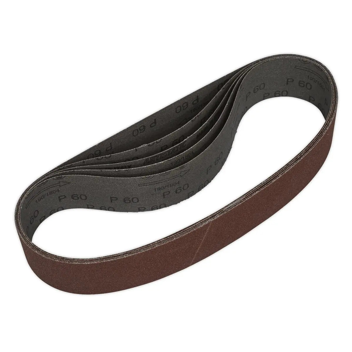 Sealey Sanding Belt 50 x 686mm 60Grit Pack of 5 
