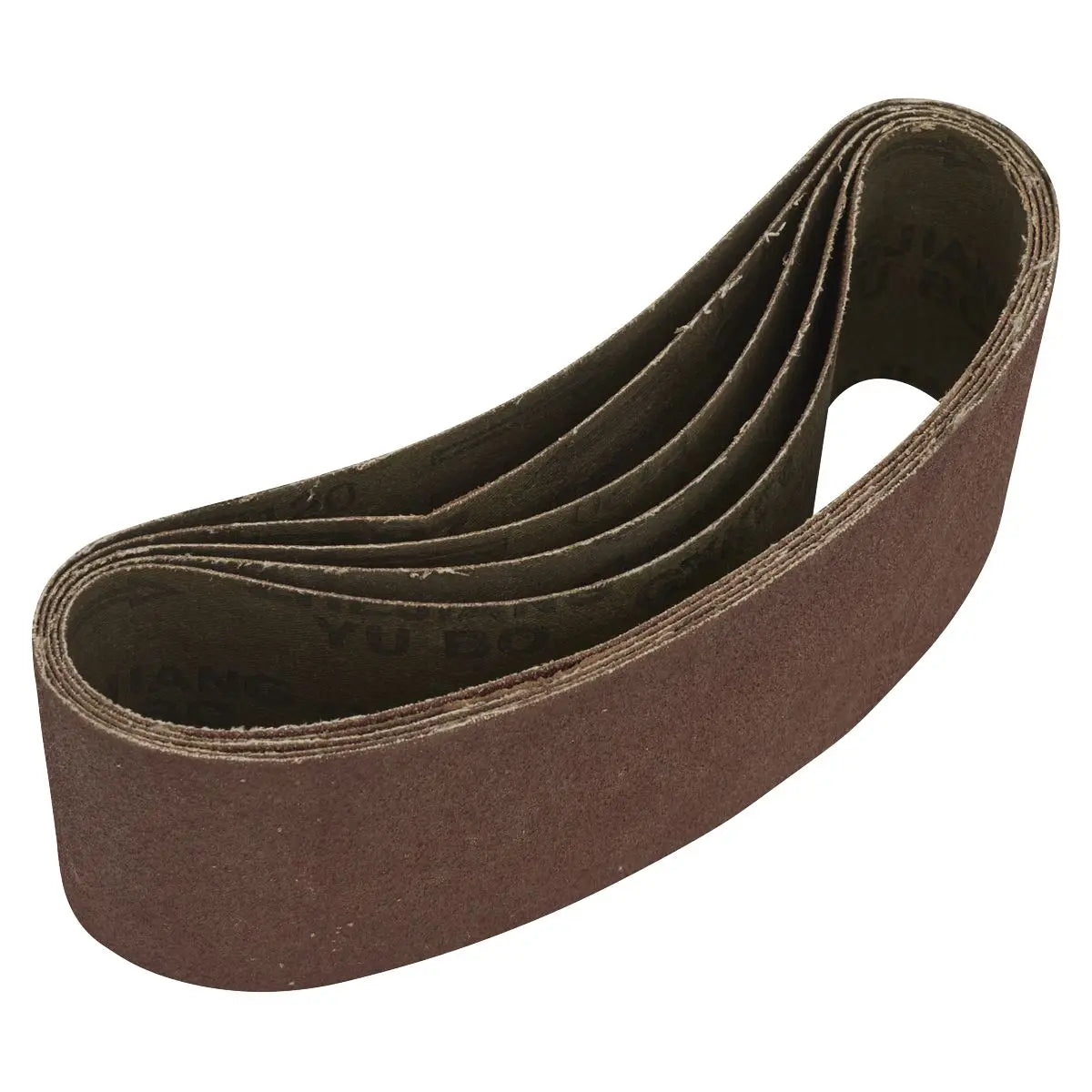 Sealey Sanding Belt 76 x 457mm 120Grit Pack of 5  White Rose Tools