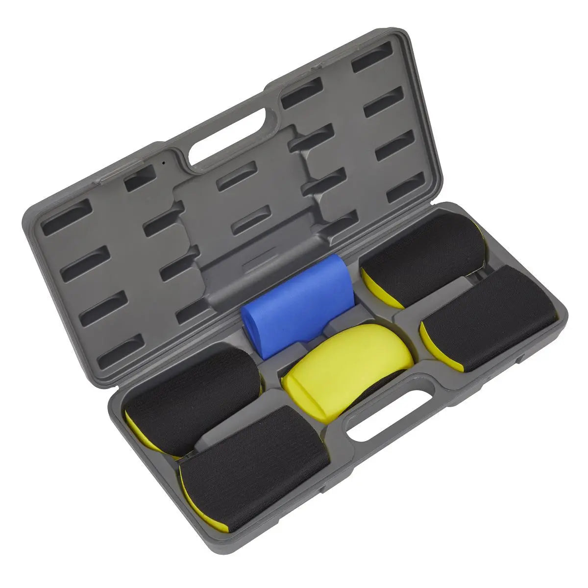 Sealey Sanding Block Hook-and-Loop Kit 6pc 