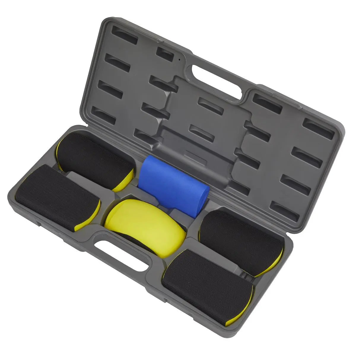 Sealey Sanding Block Hook-and-Loop Kit 6pc 