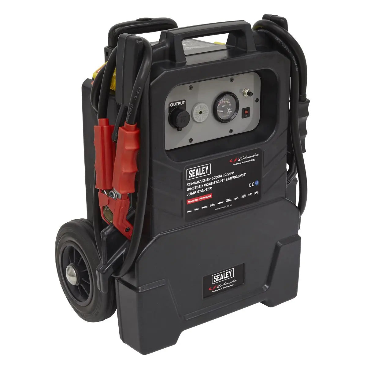 Sealey Schumacher Schumacher® Wheeled RoadStart® Emergency Jump Starter 12/24V 1500hp 