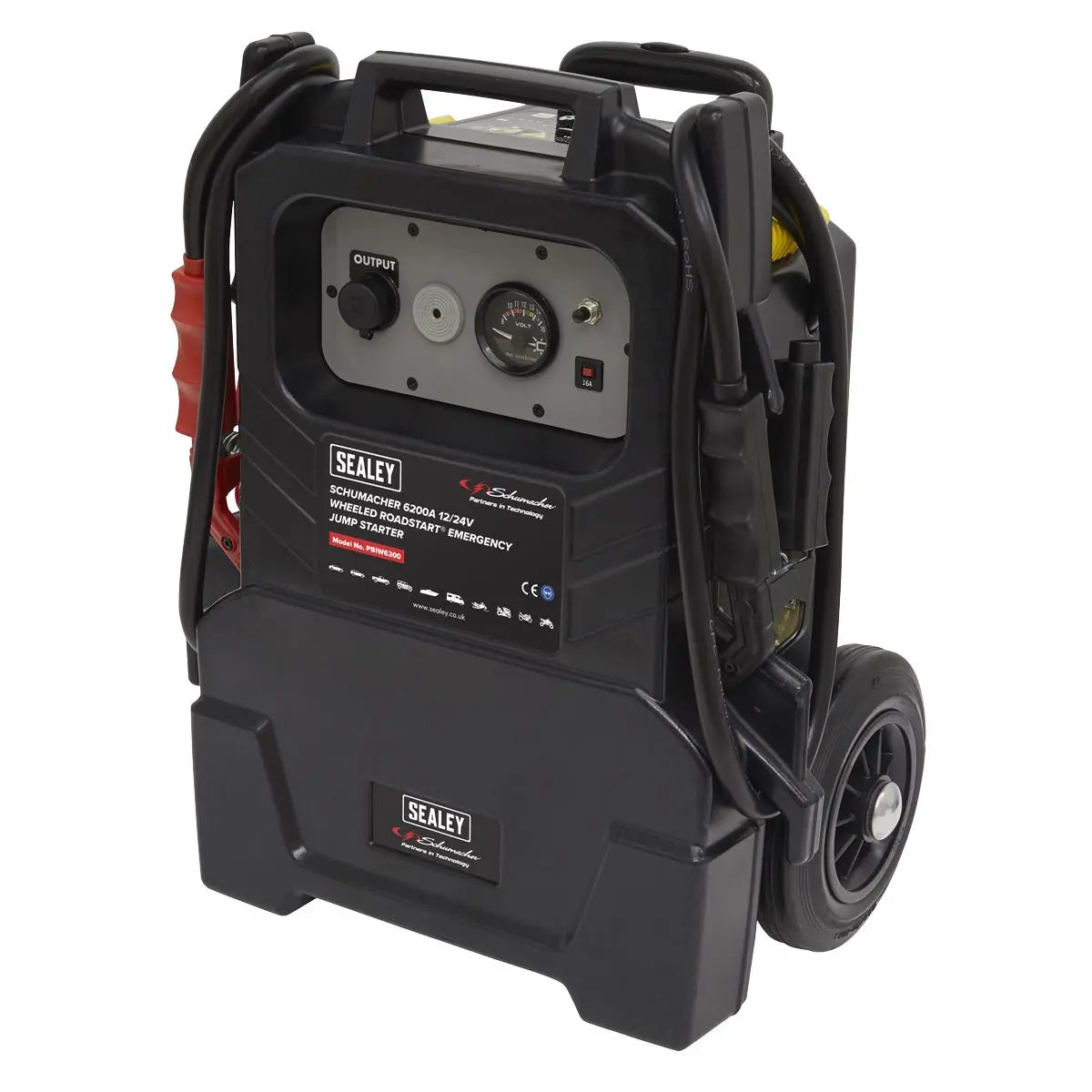 Sealey Schumacher Schumacher® Wheeled RoadStart® Emergency Jump Starter 12/24V 1500hp 