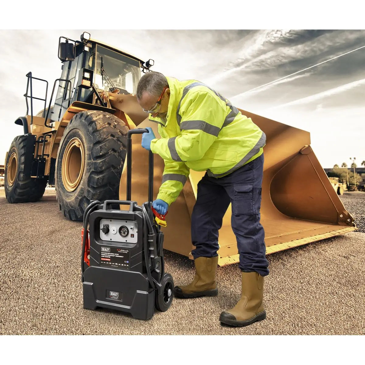 Sealey Schumacher Schumacher® Wheeled RoadStart® Emergency Jump Starter 12/24V 1500hp 