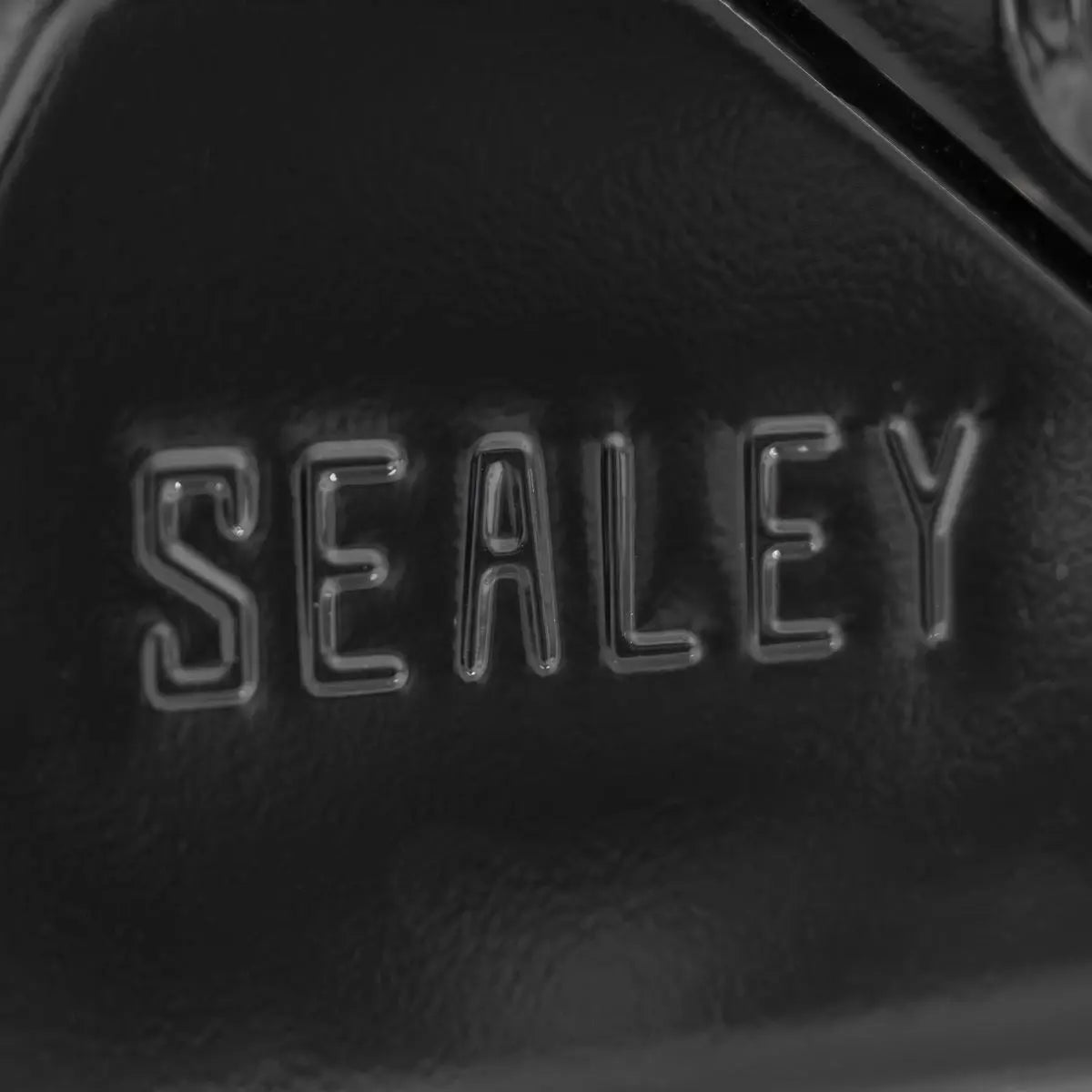 Sealey Screw Cap Metal Jerry Can 20L - Black  White Rose Tools