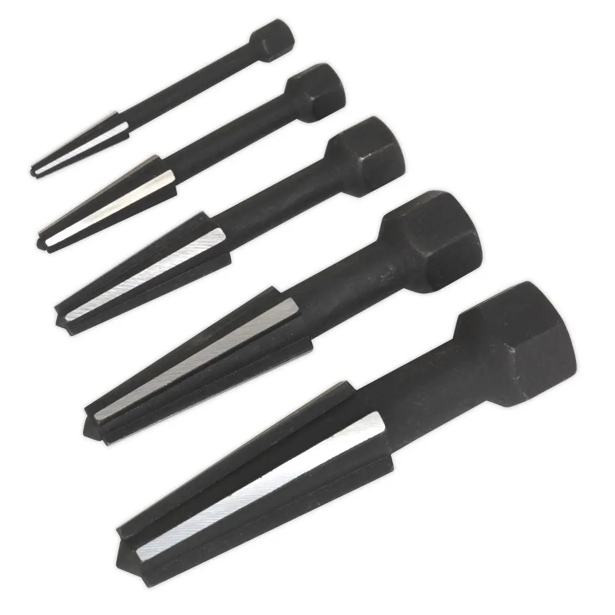 Sealey Screw Extractor Set 5pc Double Edge 