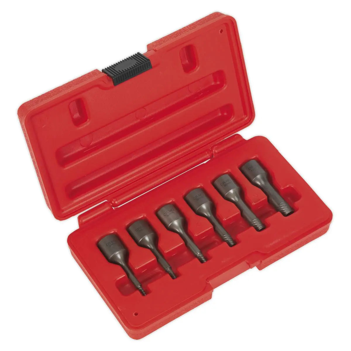 Sealey Screw Extractor Set 6pc 3/8"Sq Drive 
