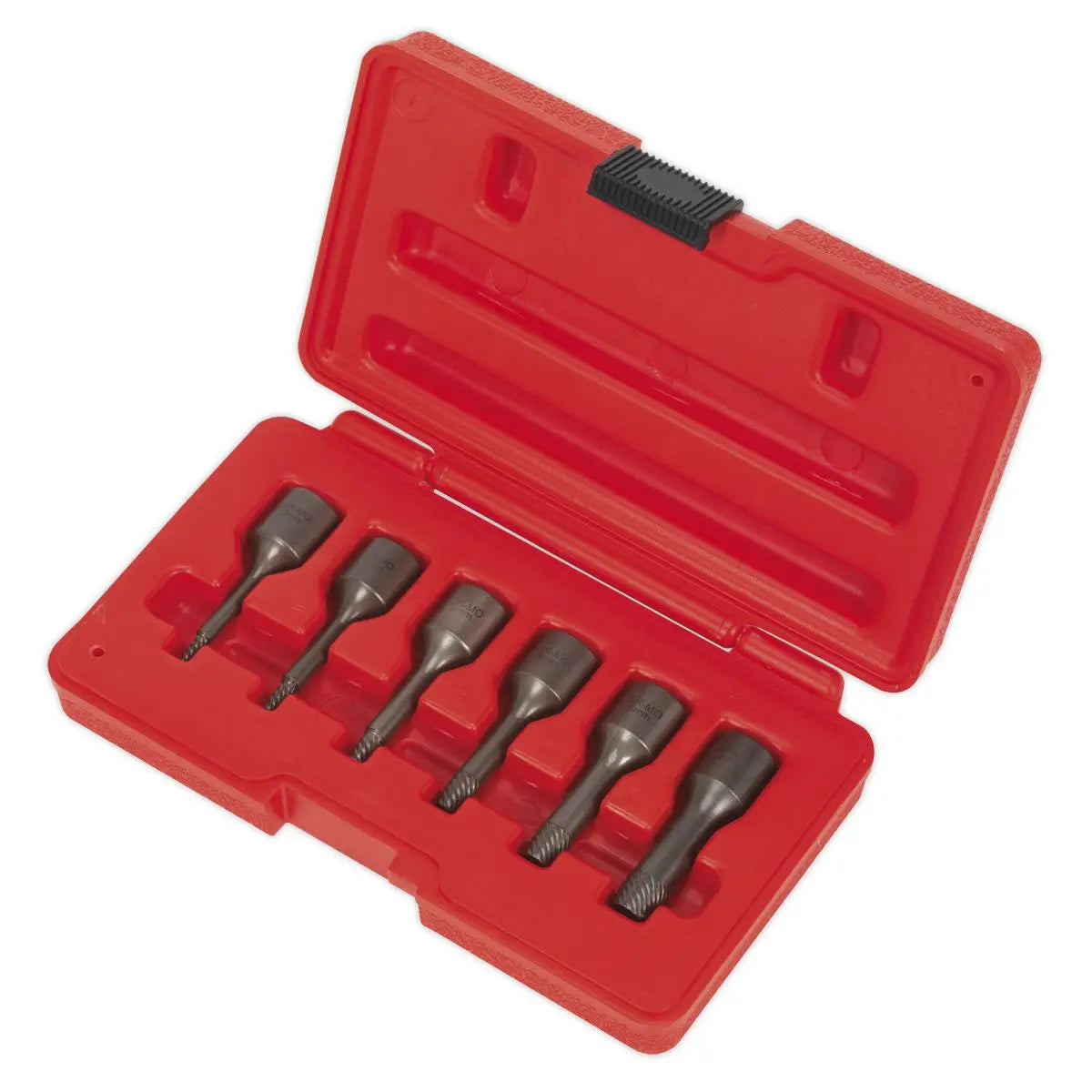 Sealey Screw Extractor Set 6pc 3/8"Sq Drive 