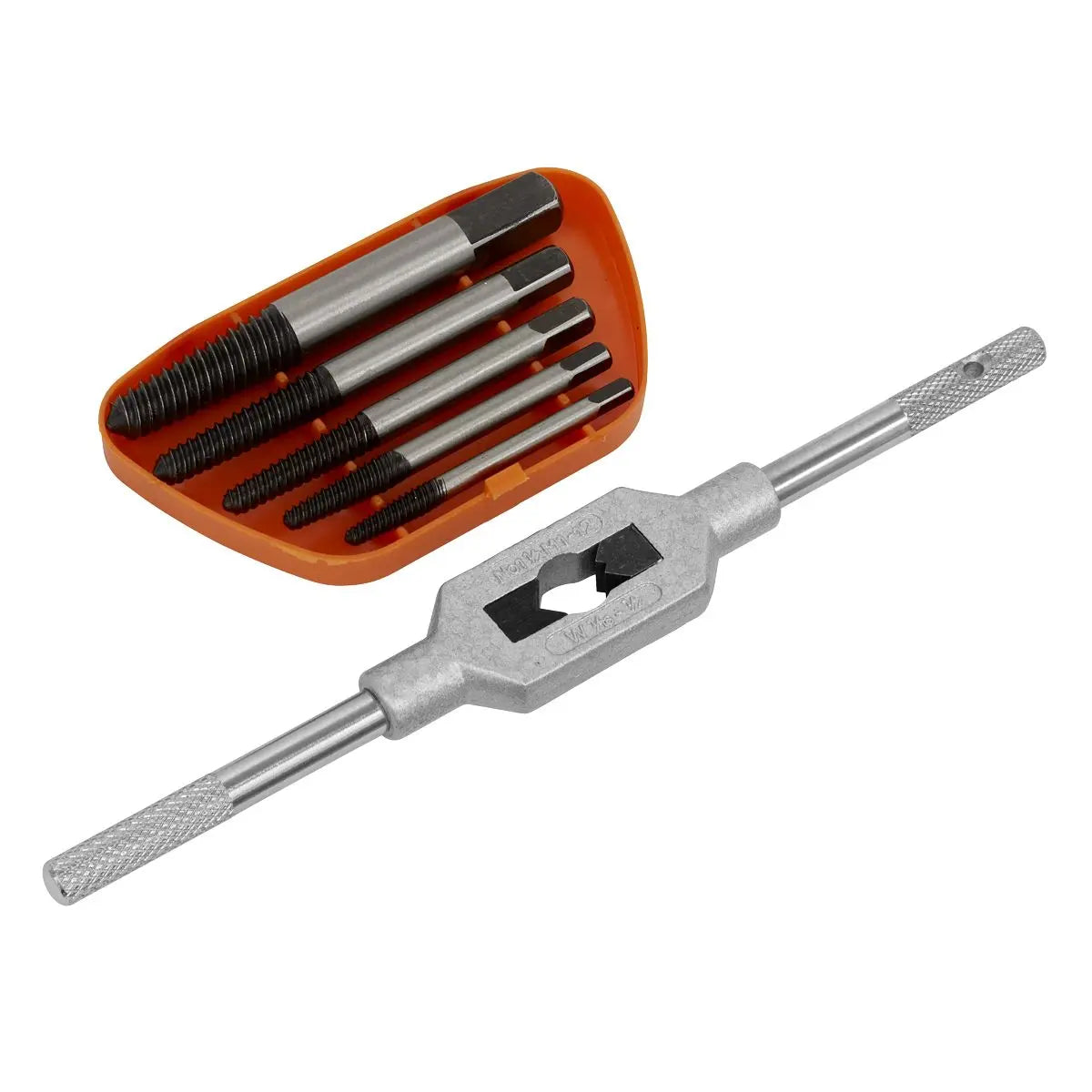 Sealey Screw Extractor Set with Wrench 6pc Helix Type 