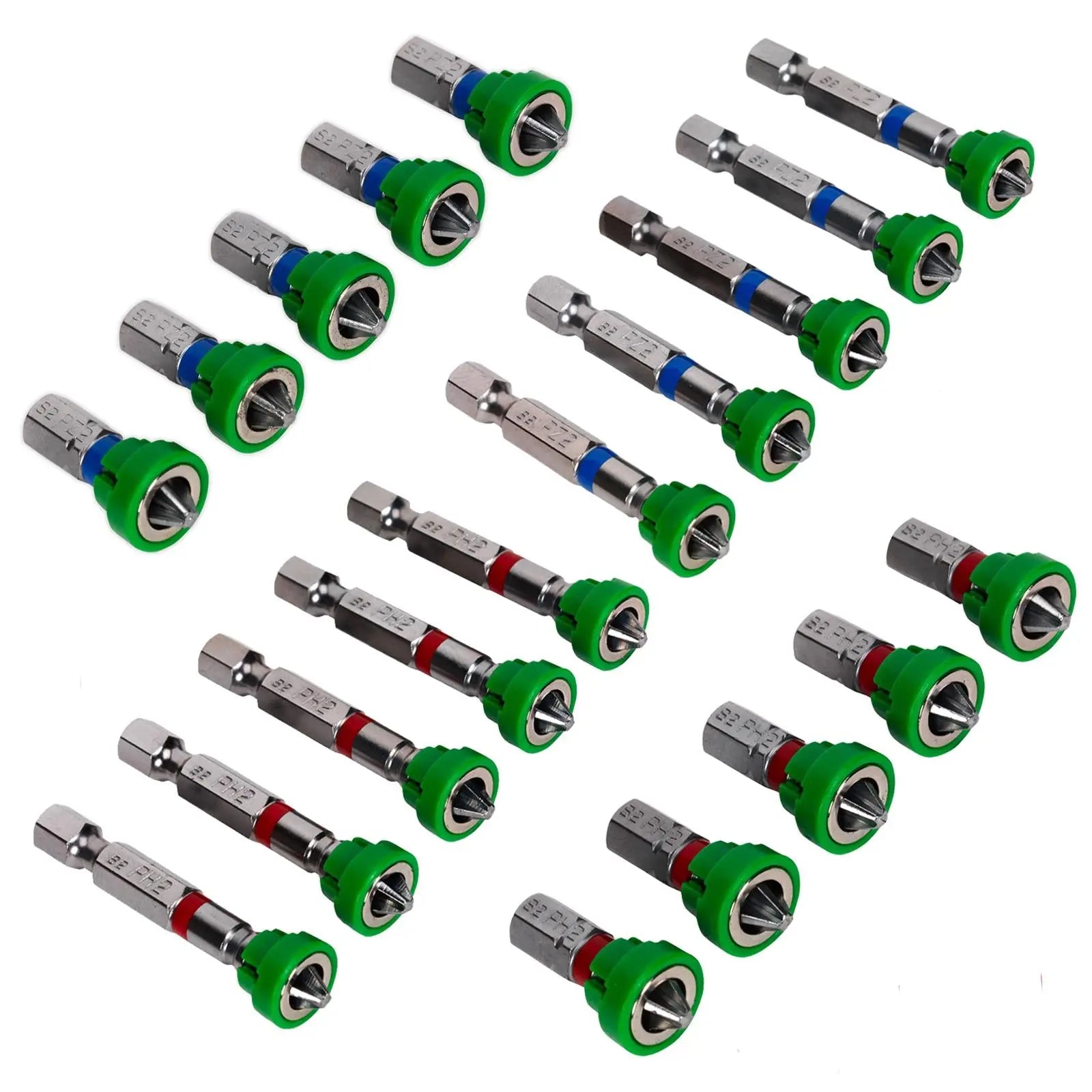 Sealey Screwdriver Bits 5 Pack S2 Steel with Magnetic Holder Pozi Phillips 
