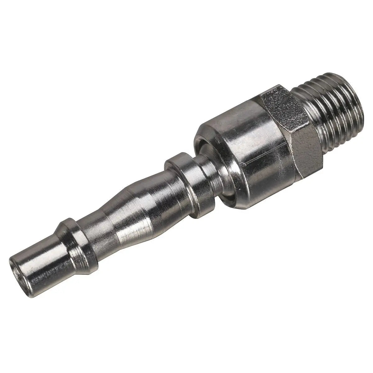 Sealey Screwed Swivel Male Bayonet Adaptor 1/4" BSPT Air Coupler Quick Coupling 