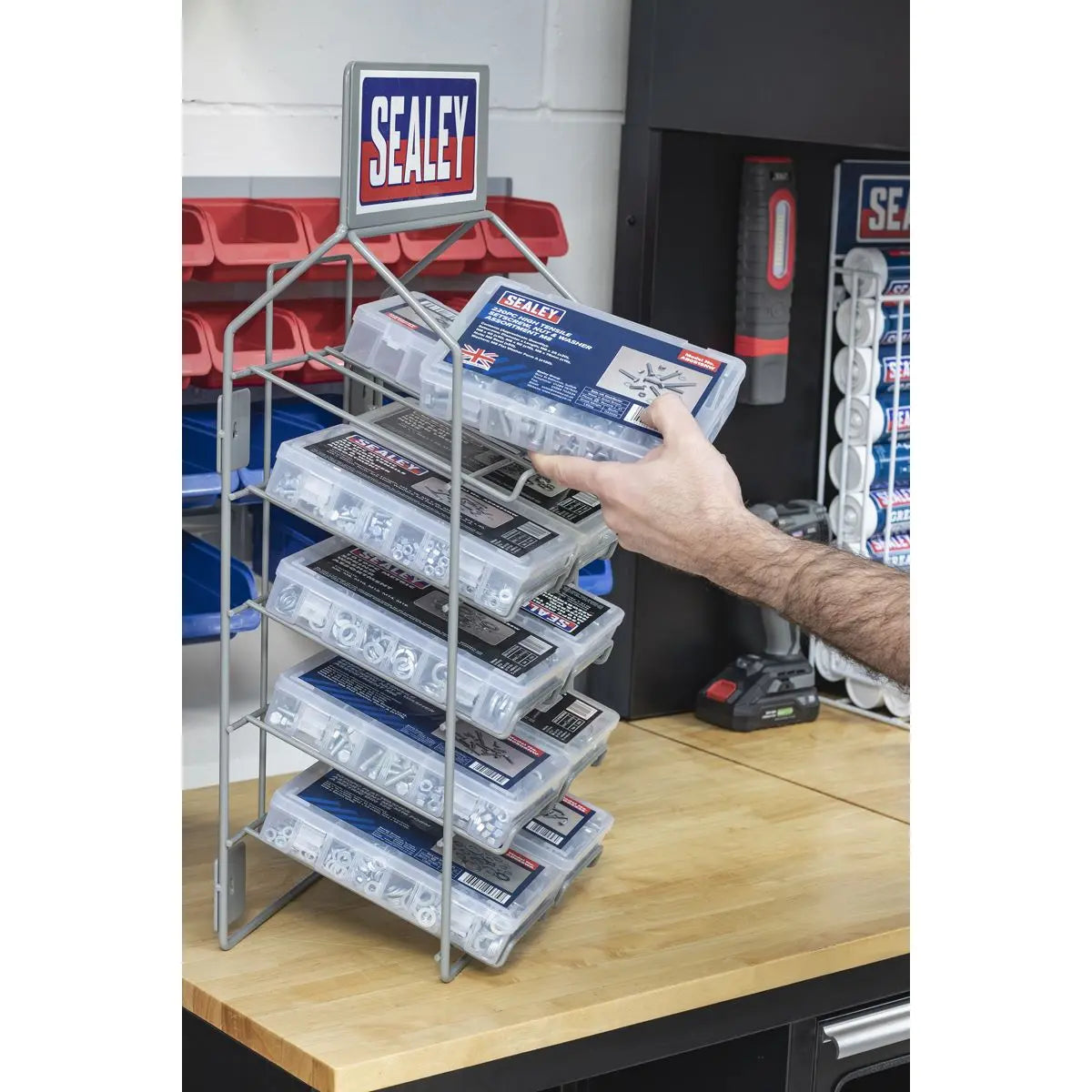 Sealey Sealey Display Stand - Assortment Boxes 