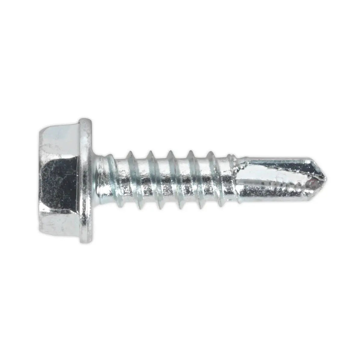 Sealey Self-Drilling Screw Assortment 410pc Hex Head Zinc 