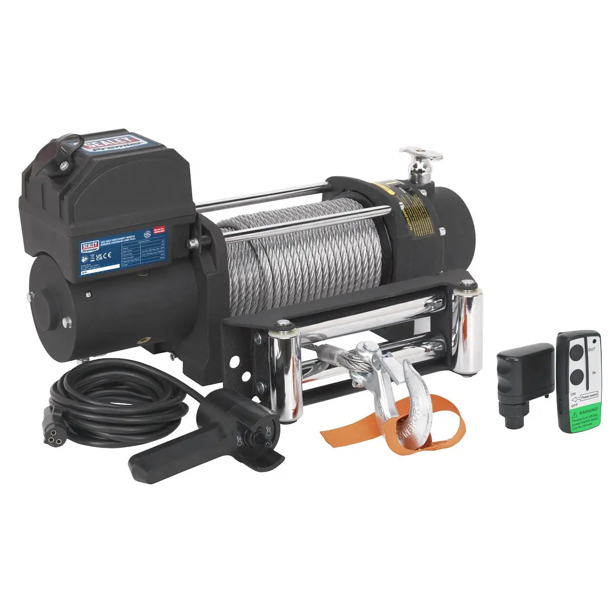 Sealey Self-Recovery Wireless Winch SRW5450 Combo Kit 