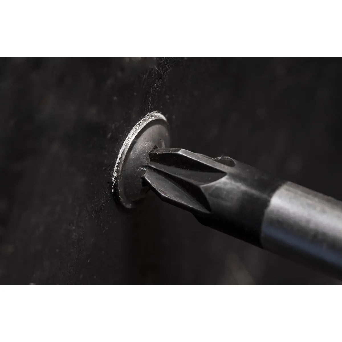 Sealey Self-Tapping Screw 3.5 x 10mm Flanged Head Black Pozi Pack of 100 
