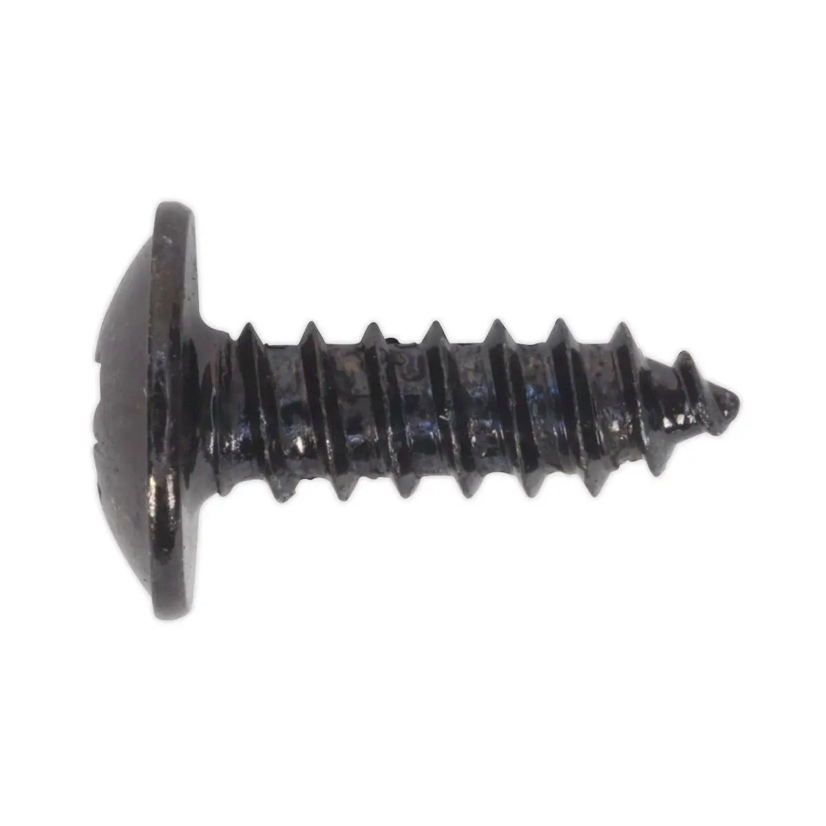 Sealey Self-Tapping Screw 4.2 x 13mm Flanged Head Black Pozi Pack of 100 