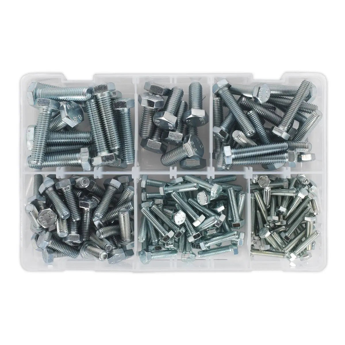 Sealey Setscrew Assortment 150pc Metric M5-M10 High Tensile 