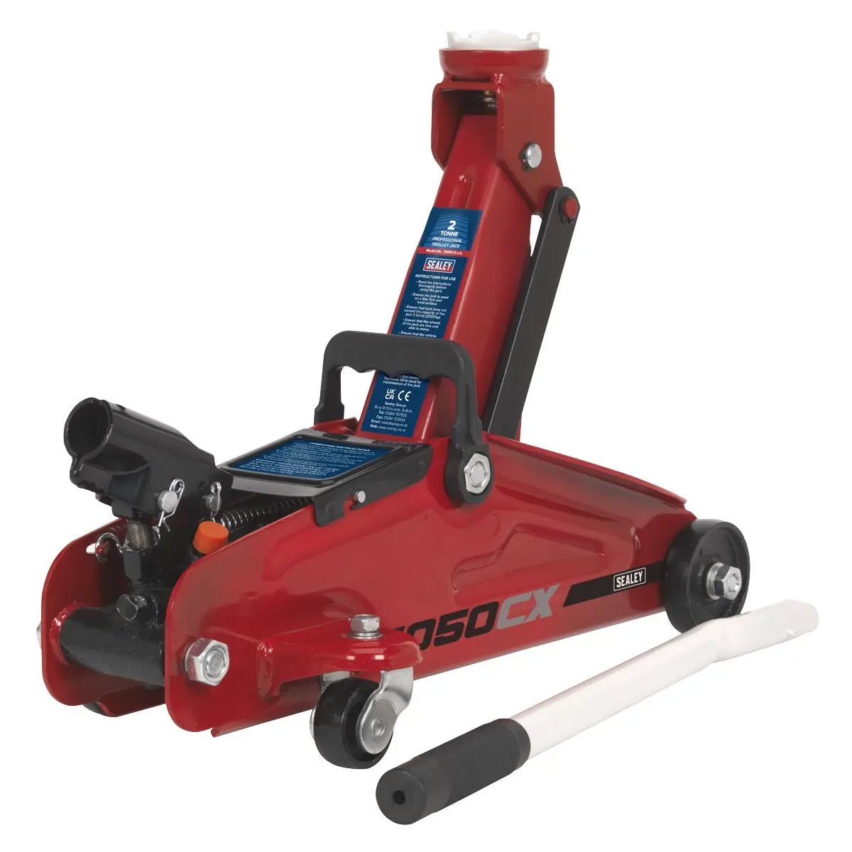 Sealey Short Chassis Trolley Jack 2 Tonne 