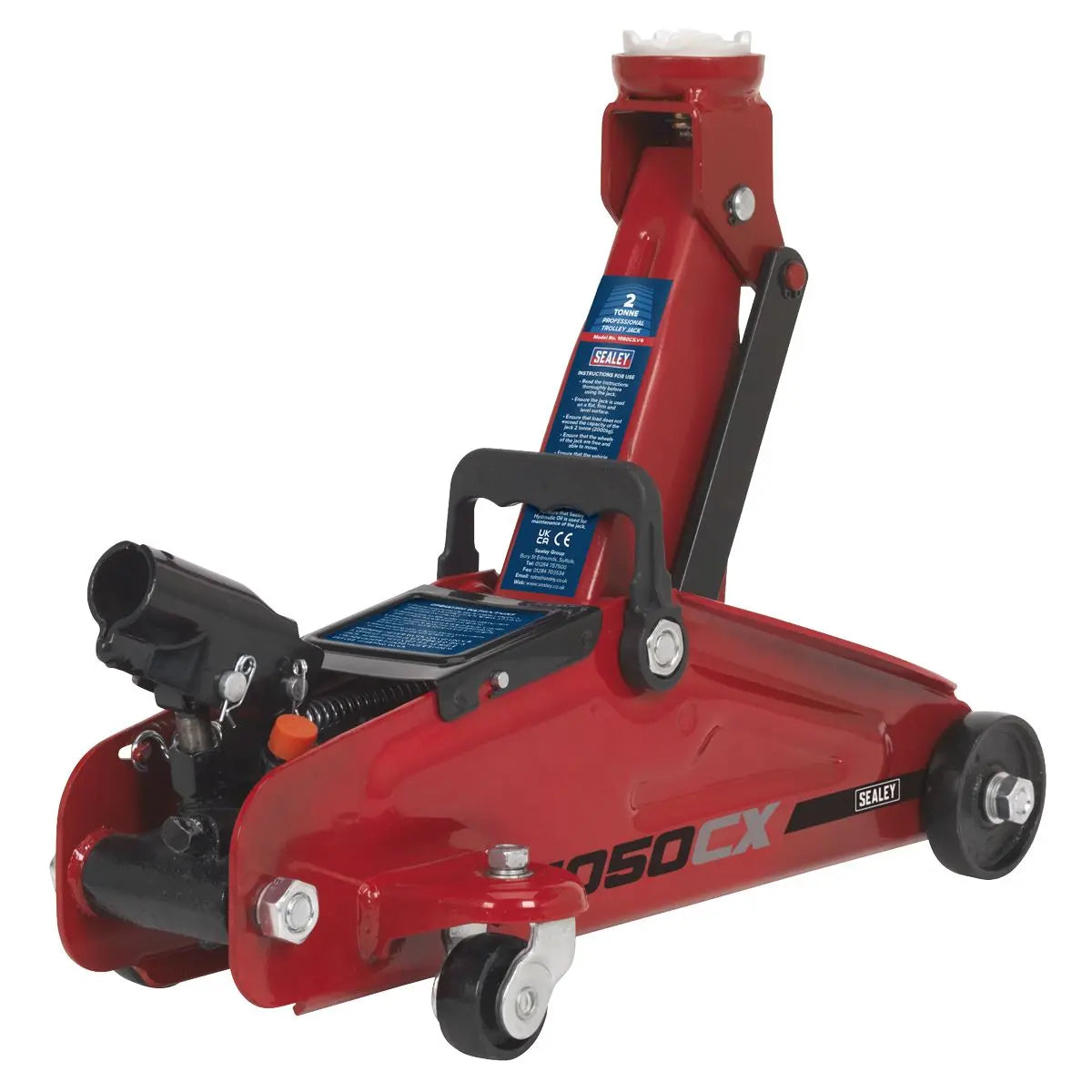 Sealey Short Chassis Trolley Jack 2 Tonne 