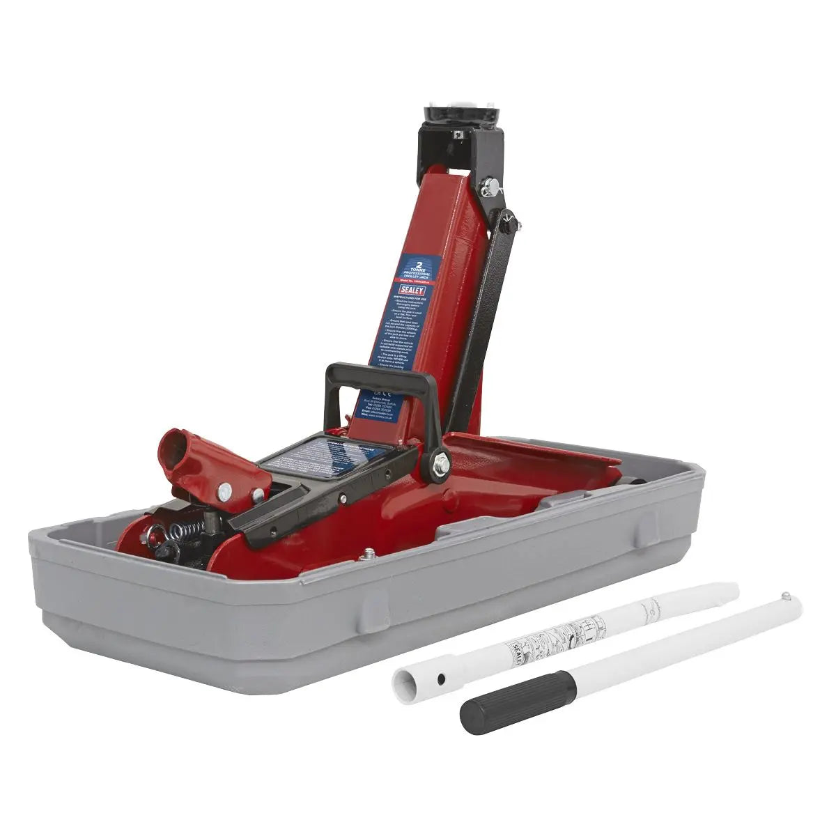 Sealey Short Chassis Trolley Jack with Storage Case 2 Tonne 