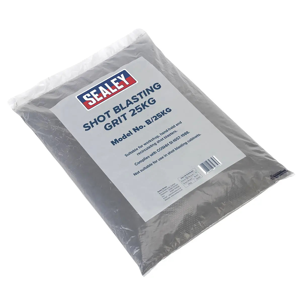 Sealey Shot Blasting Grit 25kg Bag 