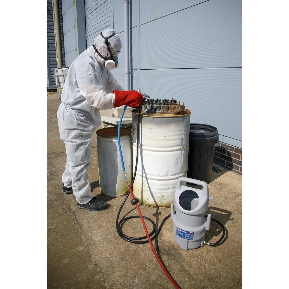 Sealey Shot Blasting Kit 22kg Capacity 