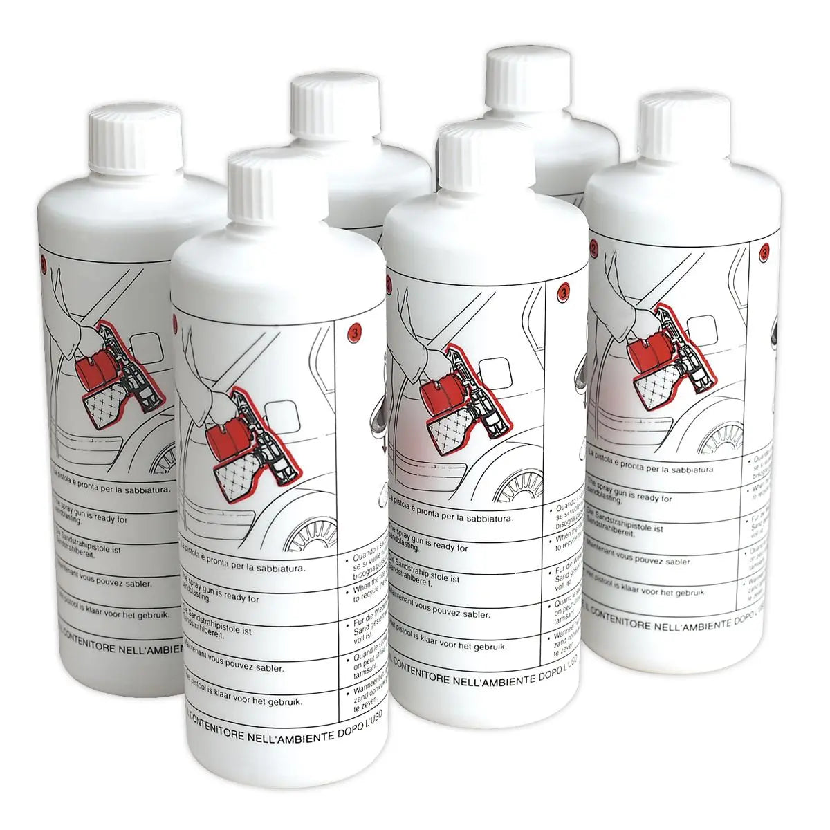 Sealey Shot Blasting Sand - Pack of 6 