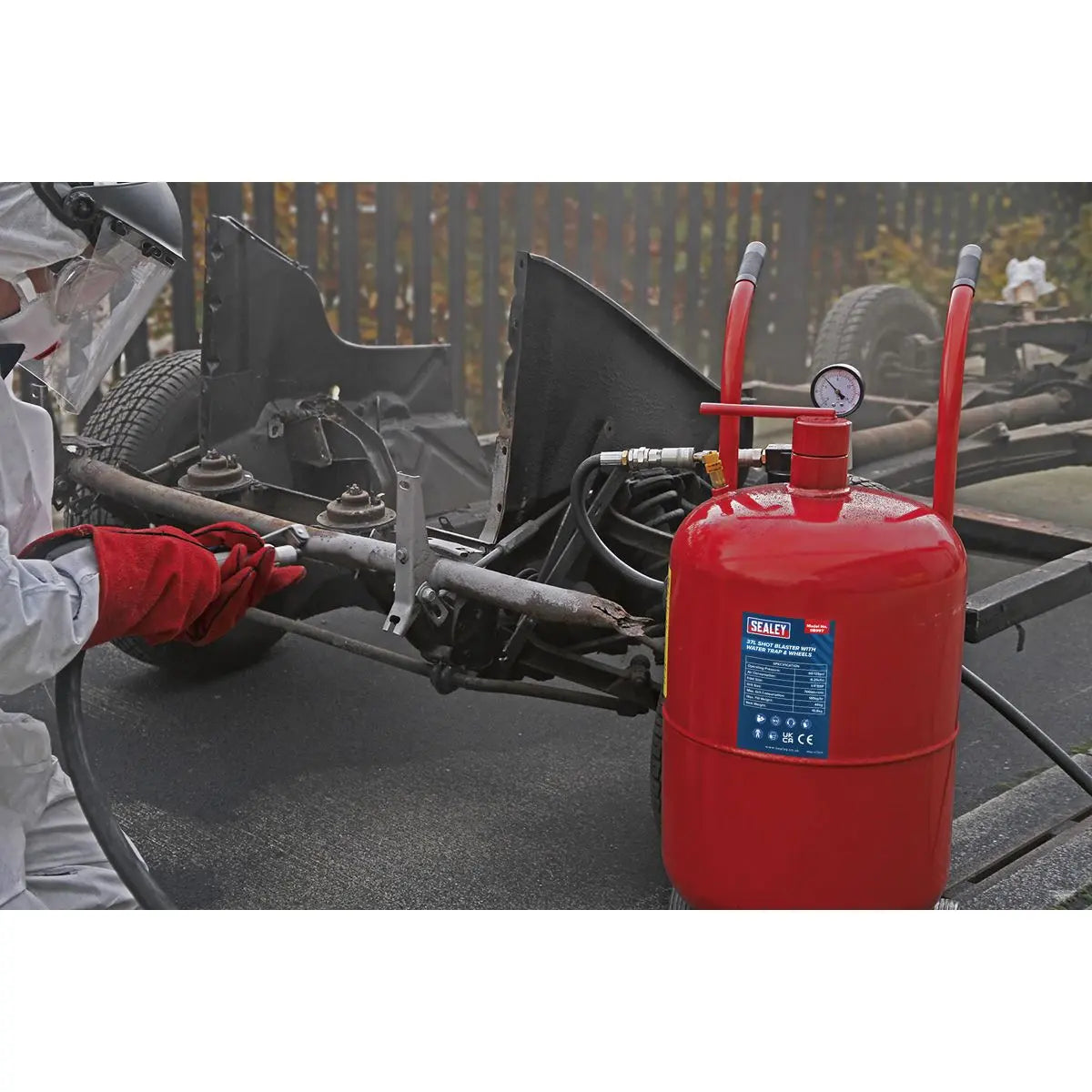 Sealey Shot & Soda Blasting Kit 