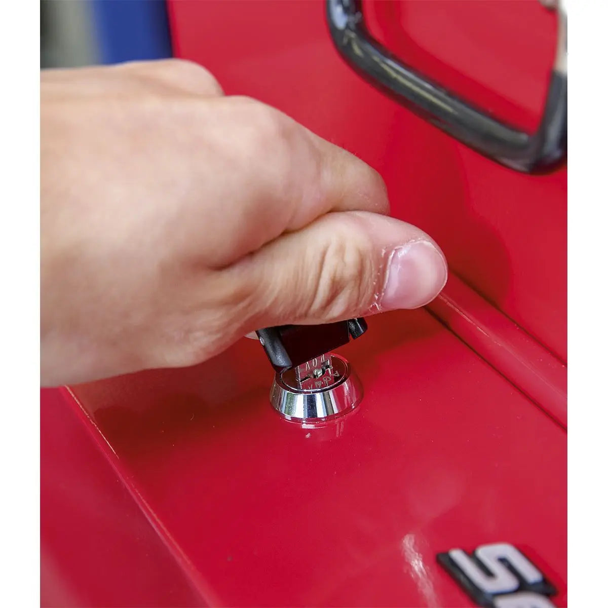 Sealey Side Cabinet for Long Handle Tools - Red 