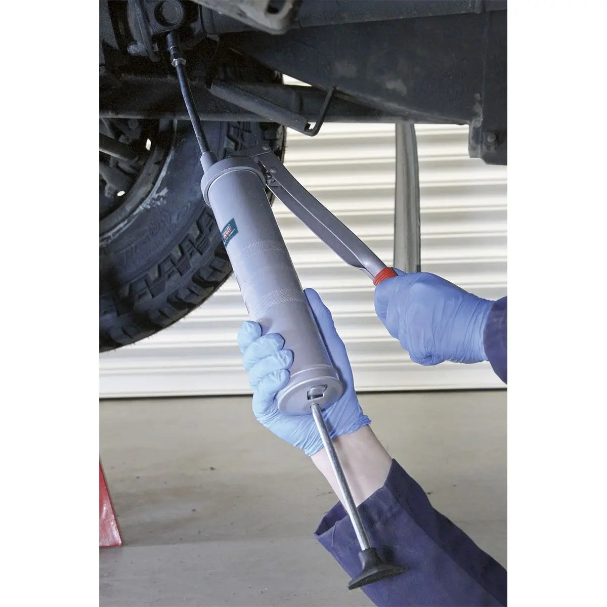 Sealey Side Lever Grease Gun 3-Way Fill 